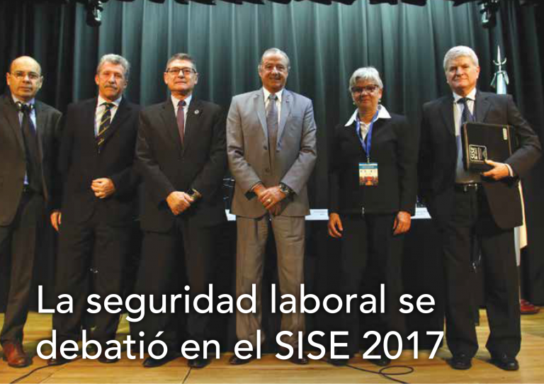 La seguridad laboral se debatió en el SISE 2017.