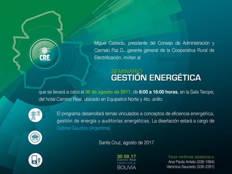 IAETES presente con una conferencia en Bolivia sobre «Gestión Energética».