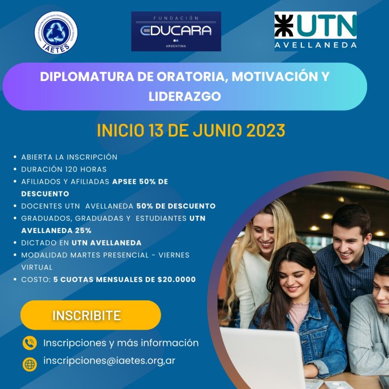 Diplomatura de Oratoria, Motivación y Liderazgo