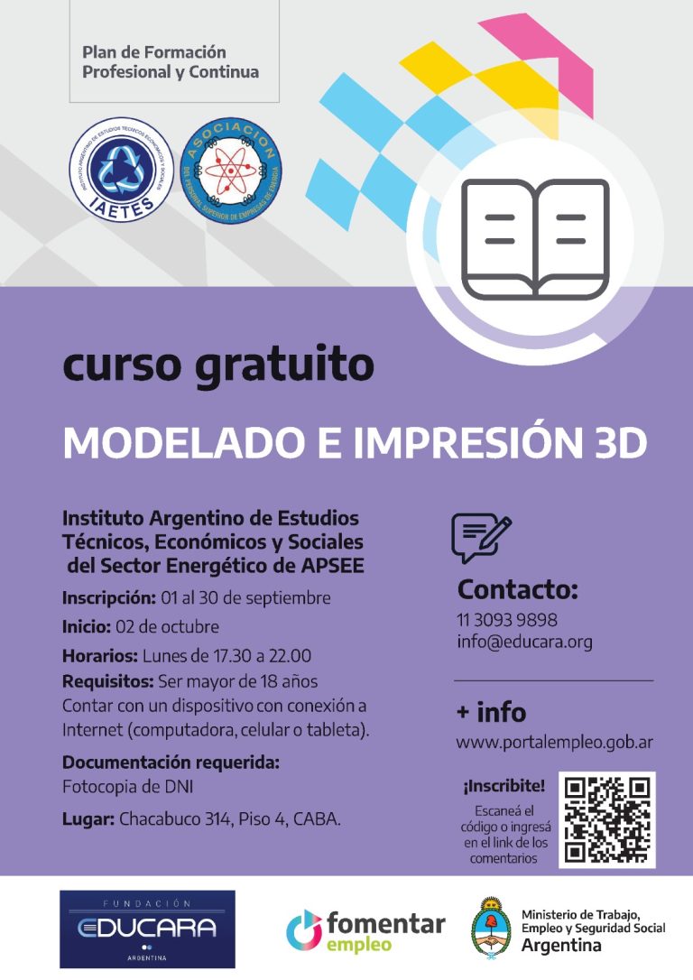 Modelado e Impresión 3D.